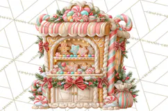Gingerbread Christmas Clipart, Gingerbread People PNG Product Image 3