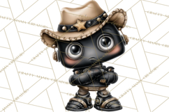 Western Robot Clipart PNG Files, Western Clip Art Product Image 2