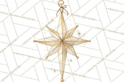 Christmas Nativity Clipart, Watercolor Nativity Scene PNG Product Image 3