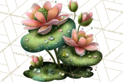 Cute Turtle Frog Alligator Pond Animals Clipart PNG Product Image 2
