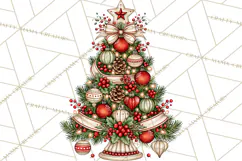 Boutique Christmas Highland Cows PNG Product Image 4