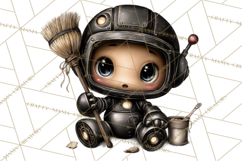 Western Robot Clipart PNG Files, Western Clip Art Product Image 3