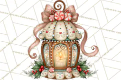 Gingerbread Fairyland Christmas PNG Clipart Product Image 4