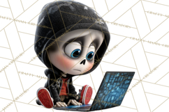 Funny Skeletons Clipart, Funny PNG, Funny Life Clip Art Product Image 4