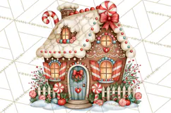 Gingerbread Fairyland Christmas PNG Clipart Product Image 5
