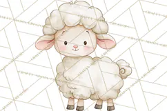 Christmas Nativity Clipart, Watercolor Nativity Scene PNG Product Image 2