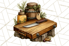 Rustic Homestead Kitchen Clipart | Farmhouse Kitchen Png Product Image 5