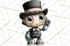 Western Robot Clipart PNG Files, Western Clip Art Product Image 5