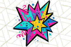 80s Retro Doodle Accessories PNG Product Image 2