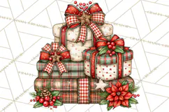 Boutique Christmas Highland Cows PNG Product Image 2