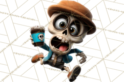 Funny Skeletons Clipart, Funny PNG, Funny Life Clip Art Product Image 5