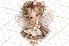 Gingerbread Fairyland Christmas PNG Clipart Product Image 2