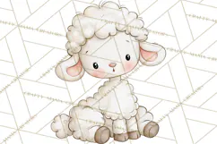 Christmas Nativity Clipart, Watercolor Nativity Scene PNG Product Image 3