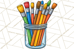 School Supplies Clipart Back To School PNG, Teacher Clip Art Product Image 2