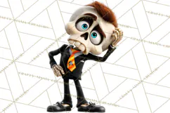 Funny Skeletons Clipart, Funny PNG, Funny Life Clip Art Product Image 2