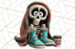 Funny Skeletons Clipart, Funny PNG, Funny Life Clip Art Product Image 3