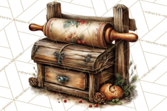 Rustic Homestead Kitchen Clipart | Farmhouse Kitchen Png Product Image 4