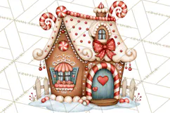 Gingerbread Fairyland Christmas PNG Clipart Product Image 2