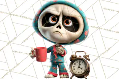 Funny Skeletons Clipart, Funny PNG, Funny Life Clip Art Product Image 5