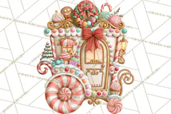 Gingerbread Christmas Clipart, Gingerbread People PNG Product Image 3