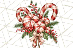 Boutique Christmas Highland Cows PNG Product Image 4
