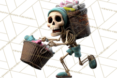 Funny Skeletons Clipart, Funny PNG, Funny Life Clip Art Product Image 4