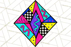 80s Retro Doodle Accessories PNG Product Image 5