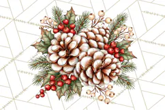 Boutique Christmas Highland Cows PNG Product Image 5