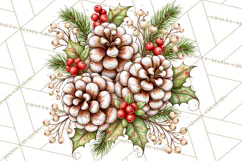 Boutique Christmas Highland Cows PNG Product Image 2