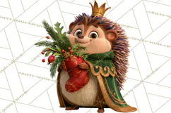 Fairy Tale Christmas Clipart, Enchanted Royal Winter Png Product Image 2