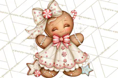 Gingerbread Fairyland Christmas PNG Clipart Product Image 2