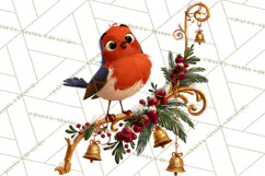 Fairy Tale Christmas Clipart, Enchanted Royal Winter Png Product Image 4