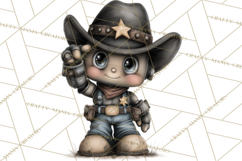 Western Robot Clipart PNG Files, Western Clip Art Product Image 2