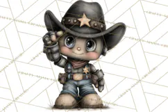 Western Robot Clipart PNG Files, Western Clip Art Product Image 2