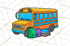 School Supplies Clipart Back To School PNG, Teacher Clip Art Product Image 2