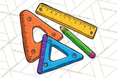 School Supplies Clipart Back To School PNG, Teacher Clip Art Product Image 4