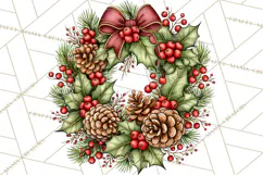 Boutique Christmas Highland Cows PNG Product Image 5