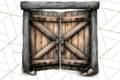 Western Robot Clipart PNG Files, Western Clip Art Product Image 5