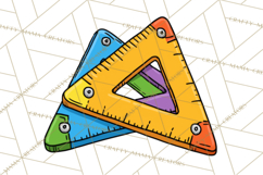 School Supplies Clipart Back To School PNG, Teacher Clip Art Product Image 5