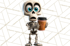 Funny Skeletons Clipart, Funny PNG, Funny Life Clip Art Product Image 5