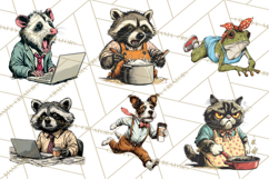 Funny Animals Clipart, Animal Life Png, Funny Png Product Image 2