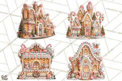 Gingerbread Christmas Clipart, Gingerbread People PNG Product Image 1