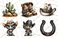 Western Robot Clipart PNG Files, Western Clip Art Product Image 2
