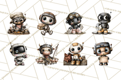 Western Robot Clipart PNG Files, Western Clip Art Product Image 4