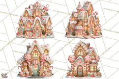 Gingerbread Christmas Clipart, Gingerbread People PNG Product Image 1