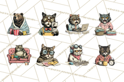 Funny Animals Clipart, Animal Life Png, Funny Png Product Image 5