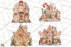 Gingerbread Christmas Clipart, Gingerbread People PNG Product Image 1