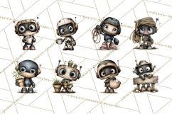 Western Robot Clipart PNG Files, Western Clip Art Product Image 5