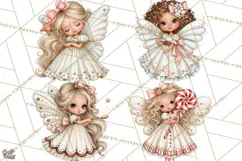 Gingerbread Fairyland Christmas PNG Clipart Product Image 1