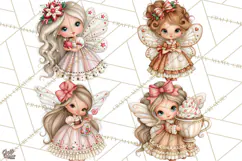 Gingerbread Fairyland Christmas PNG Clipart Product Image 1